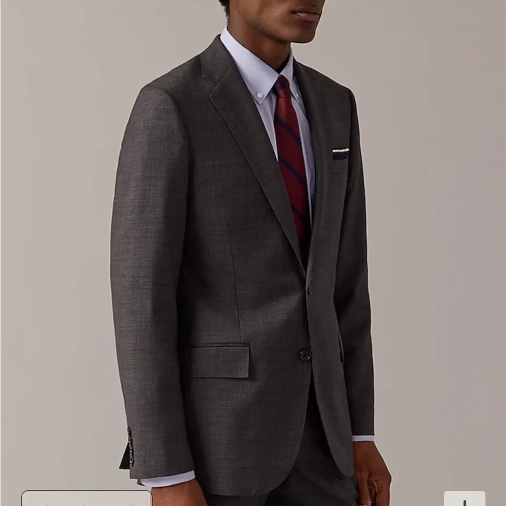 NWOT j crew Ludlow Slim-fit suit jacket in Italian stretch worsted wool blend